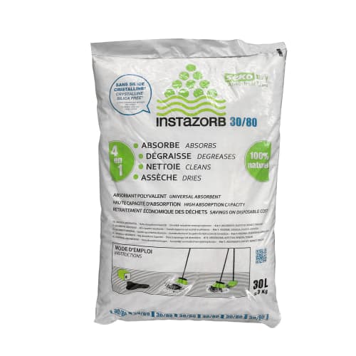 Absorbant polyvalent en poudre Instazorb 30/80 Seko Dry