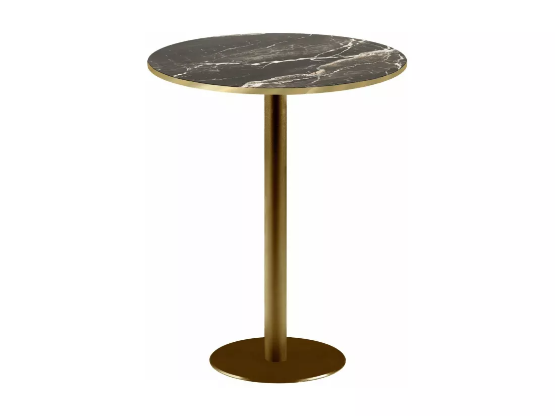 Mange-debout rond Ø 60 cm Rome bistrot marbre veiné