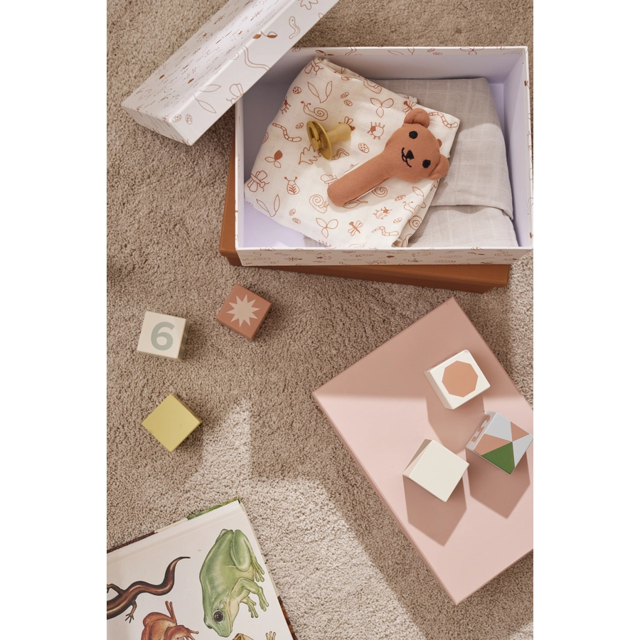 Kids Concept® Aufbewahrungsboxen 3 Stk., rosa