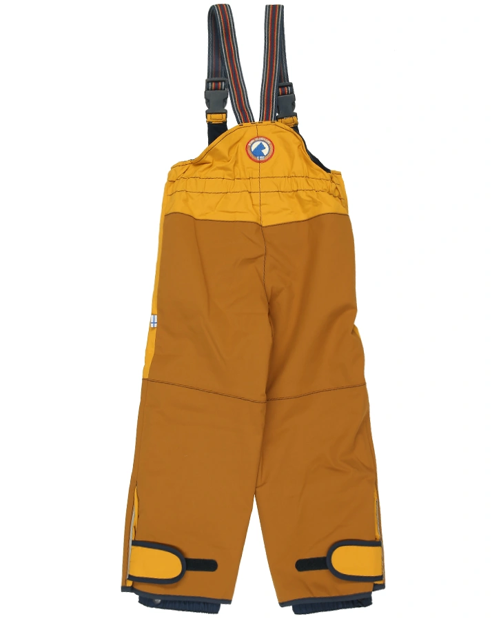 Schneehose KAJO HUSKY mit Trägern in golden yellow/navy