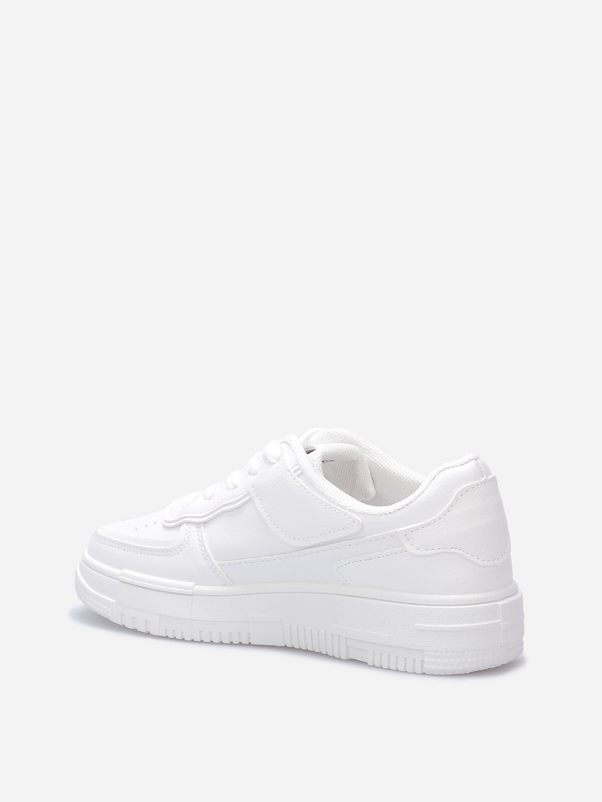 Baskets à plateforme- Blanc