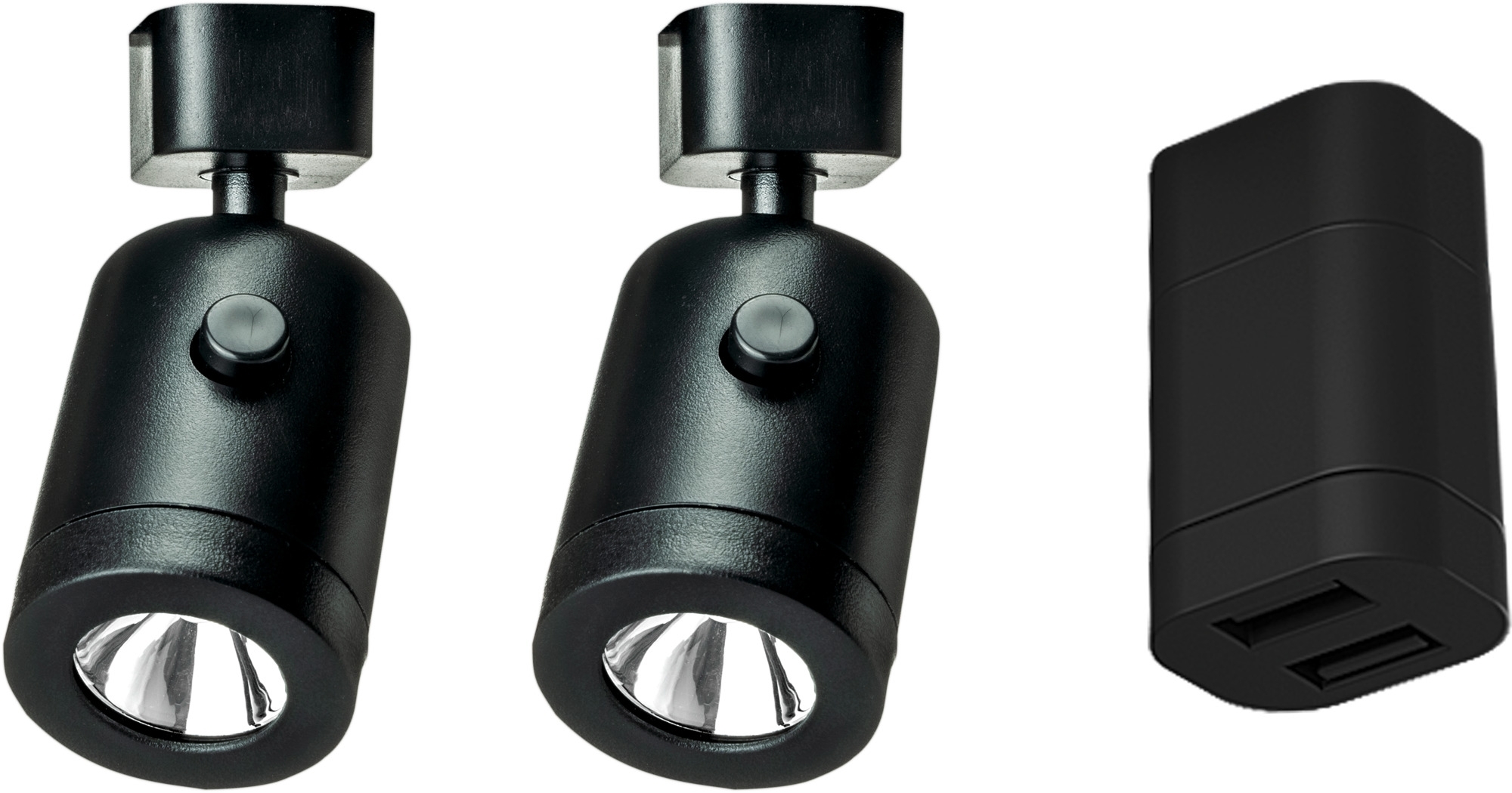 Haba 2er Strahler-Set Lanciano S mit Doppel-USB Dose
