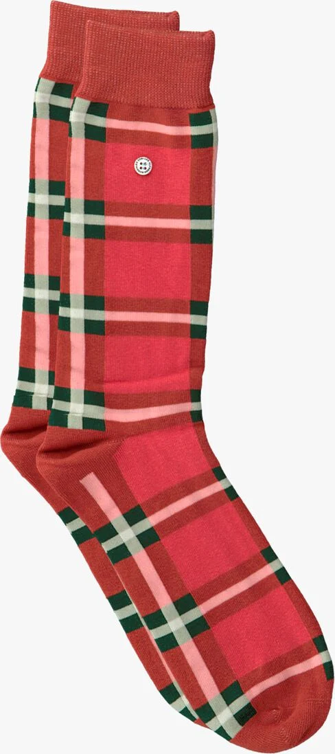 ALFREDO GONZALES oranje alfredo gonzales sokken classic check