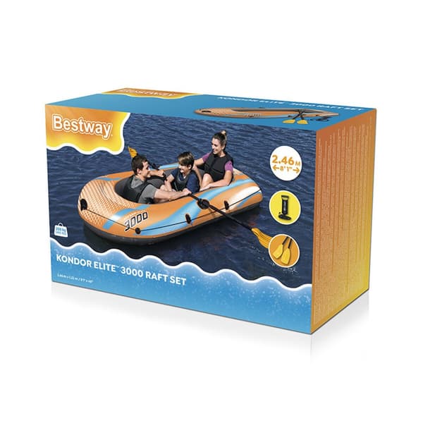 Oppblåsbar båt Bestway Kondor Elite 3000 246 x 122 x 45 cm