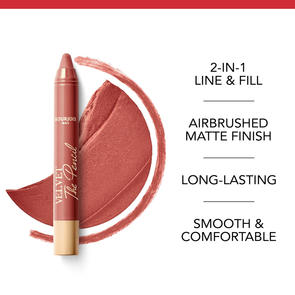 Bourjois Velvet The Pencil Lipstick Nudifull 11.8 gr