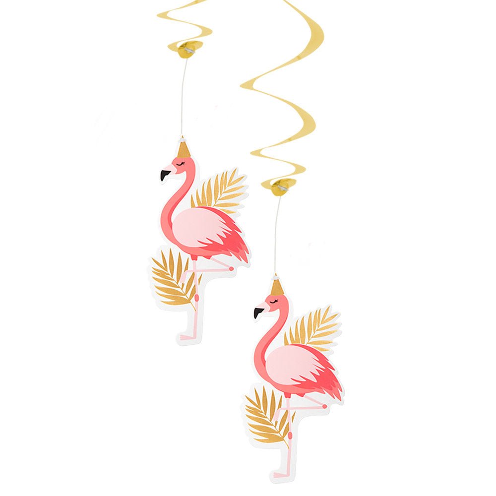 Hawaii Hangdecoratie Flamingo 85cm 2st