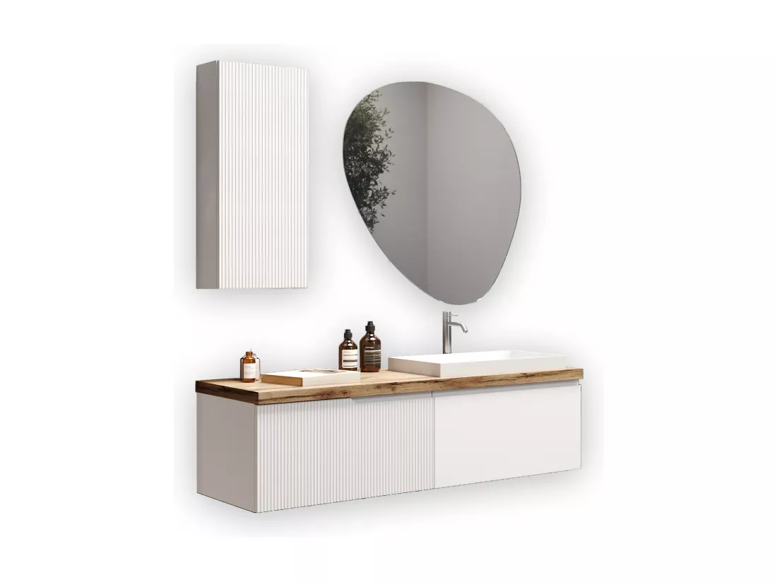 Composition 6 pieces VENERE blanc mat