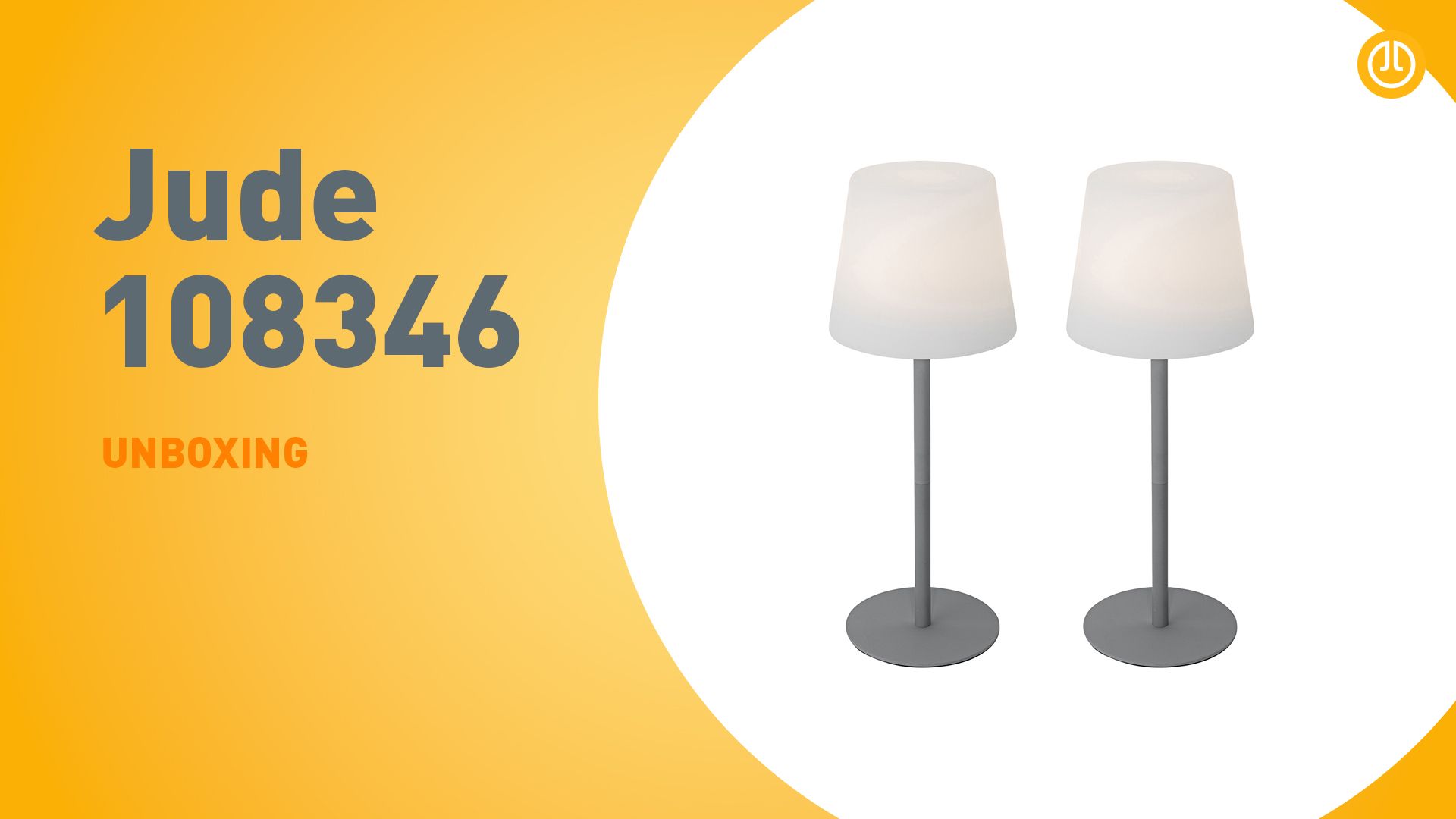 Set van 2 tafellampen grijs oplaadbaar 40 cm IP54 - Jude