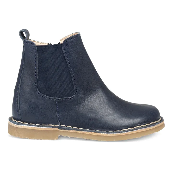 Petit Nord Boots Ankle Zip | Bleu marine