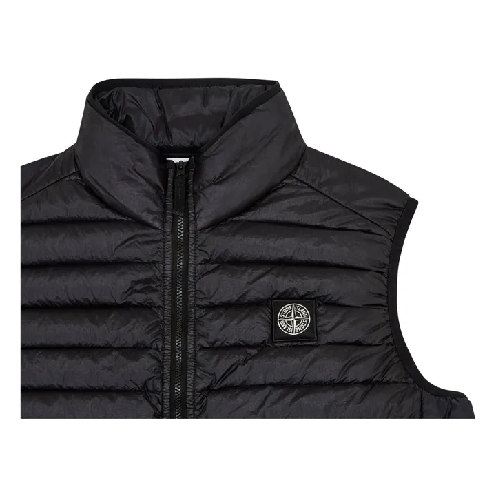 Stone Island Doudoune Sans Manches Logo | Noir