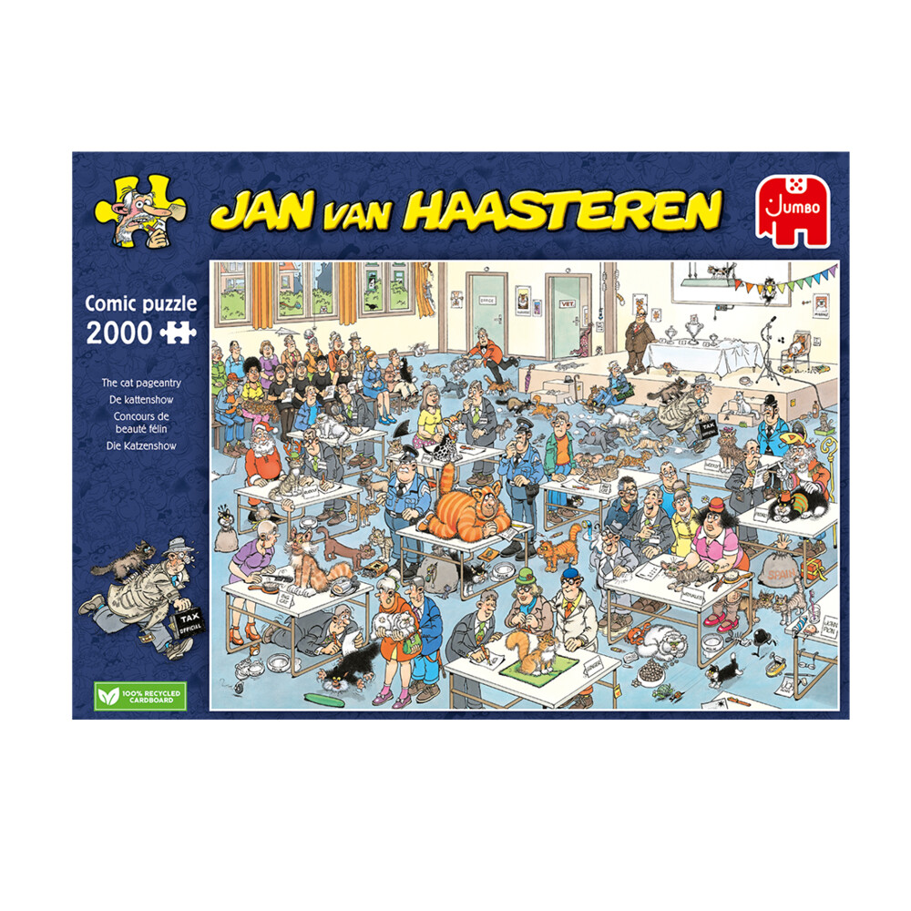 Jan Van Haasteren Puzzel De Kattenshow 2000 Stukjes