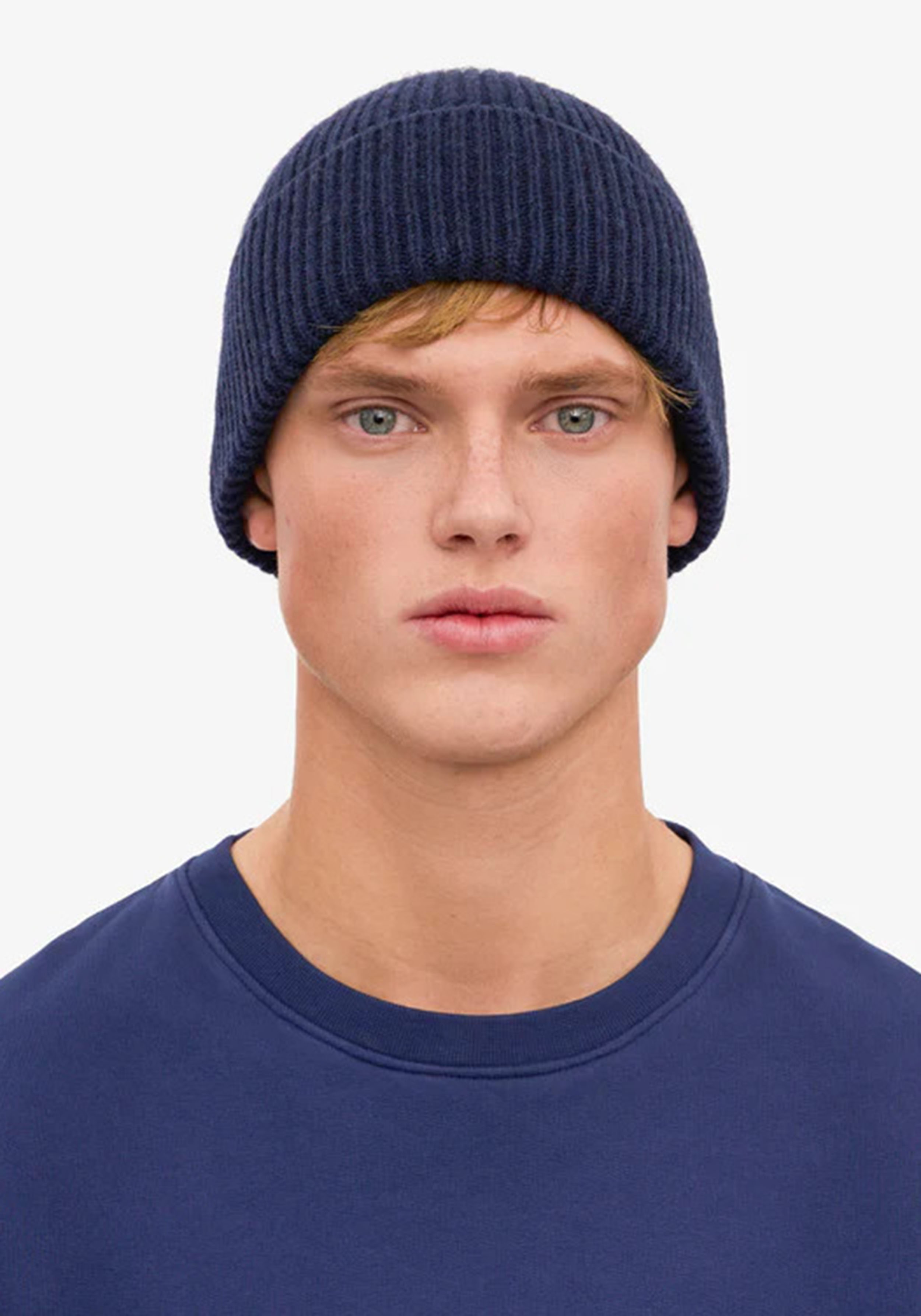Colorful Standard Beanie Marine Blue