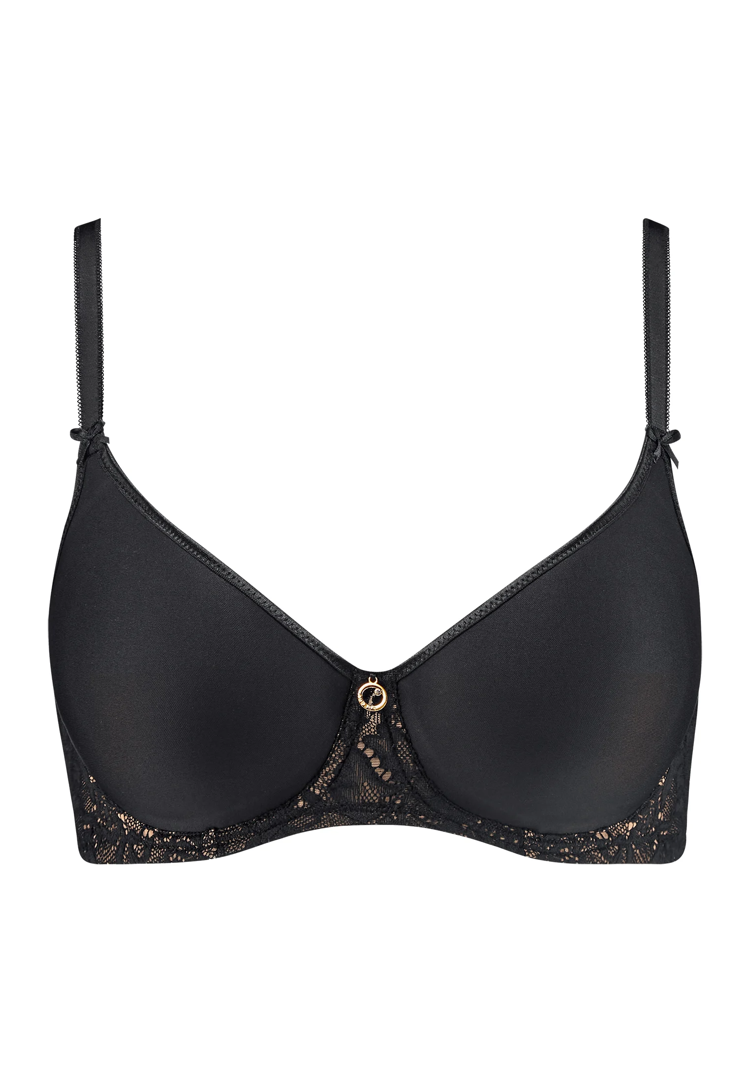 ROSESSENCE - Soutien-gorge t-shirt bra | Noir