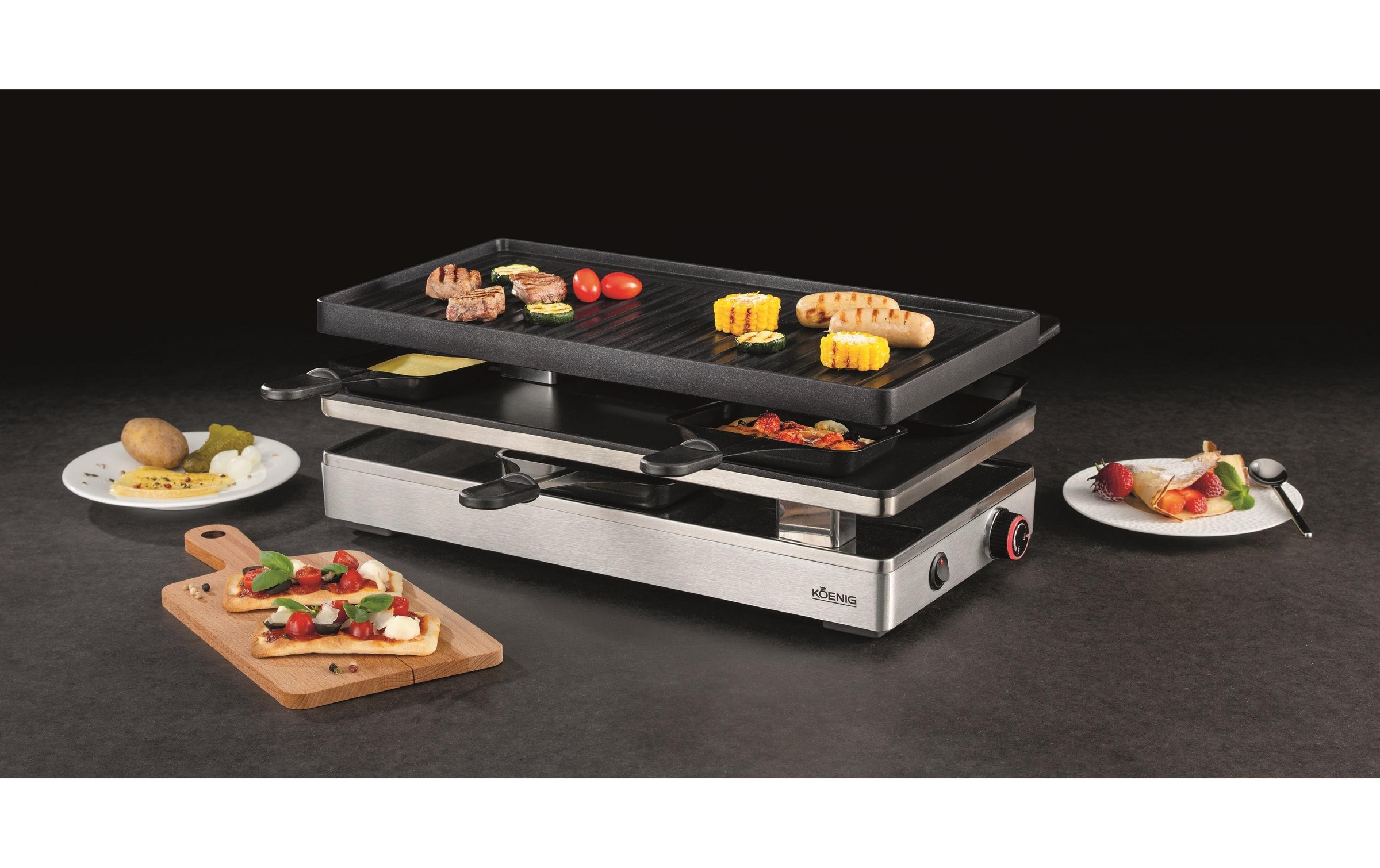 KOENIG Raclette »Raclette Grill« 1.800 W