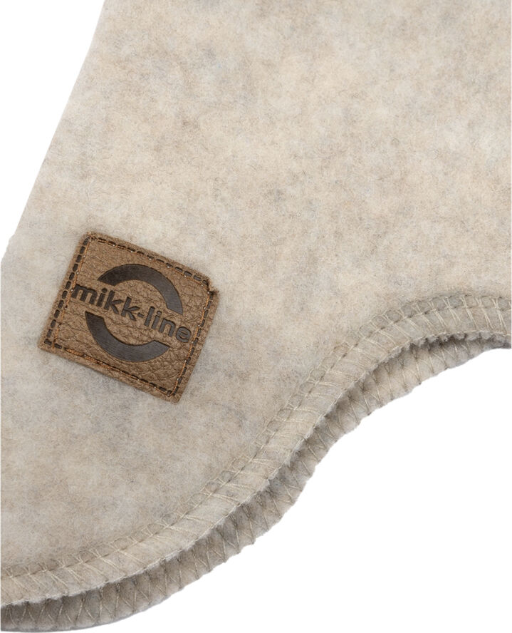 Mikk-Line Wool Fullface Melange offwhite