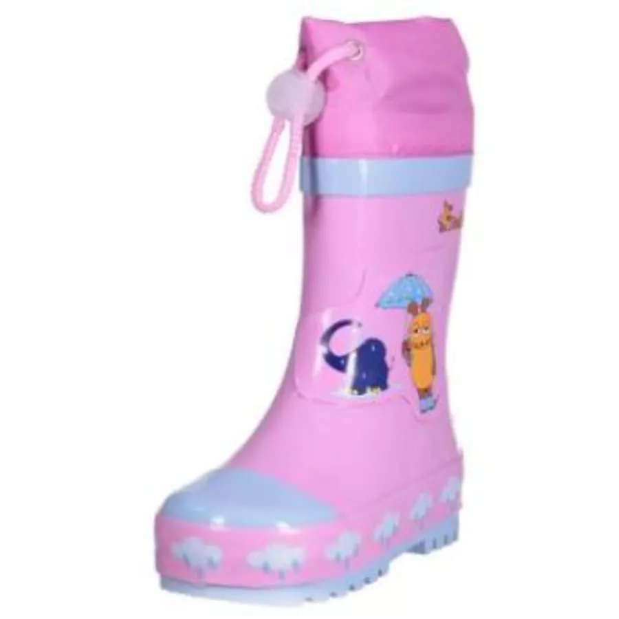 Playshoes Gummistiefel Maus & Elefant rosa