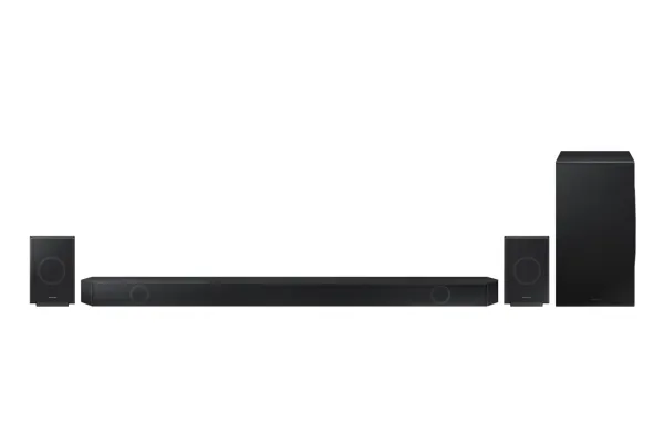 Samsung HW-Q990D - Q-Series - lydbarsystem - til hjemmebiograf - 11.1.4-kanal - trådløs - Bluetooth, Wi-Fi - App-kontrolleret - 656 Watt (Total) - grafitsort