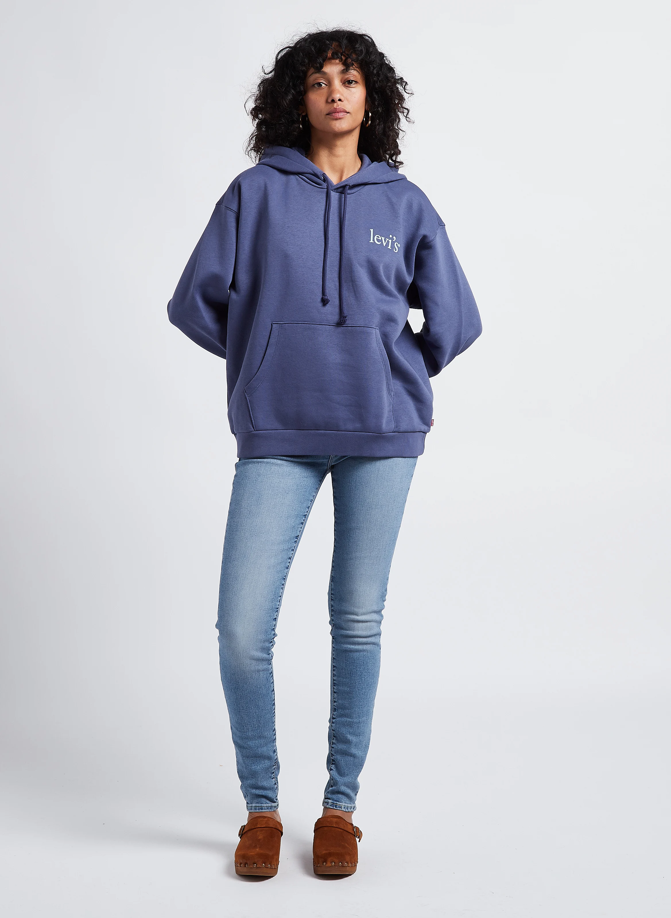 GRAPHIC SALINAS HOODIE - Sweat à capuche sérigraphié en coton mélangé | Bleu
