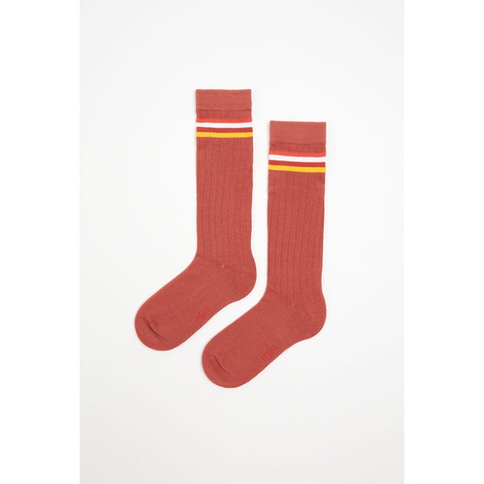 inSua-Kids kniekousen rib strepen - inSua
