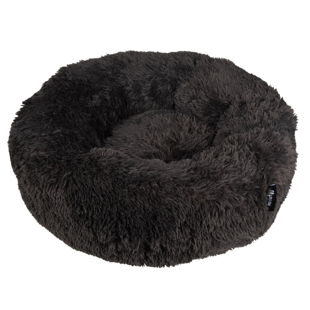 District 70 Fuzz - Fluffy hondenmand - donkergrijs - 3x45x45 cm - S