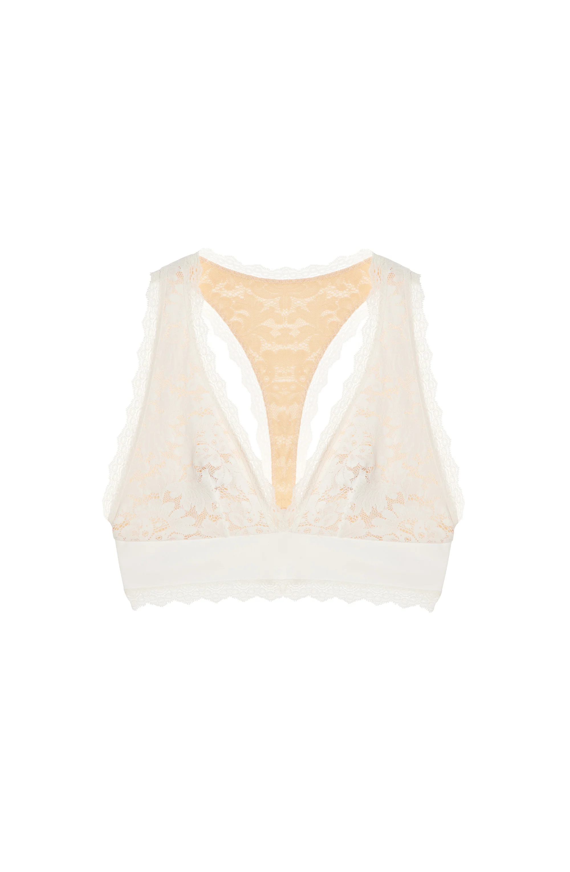 girly Soutien-gorge brassière en dentelle écume Ecume