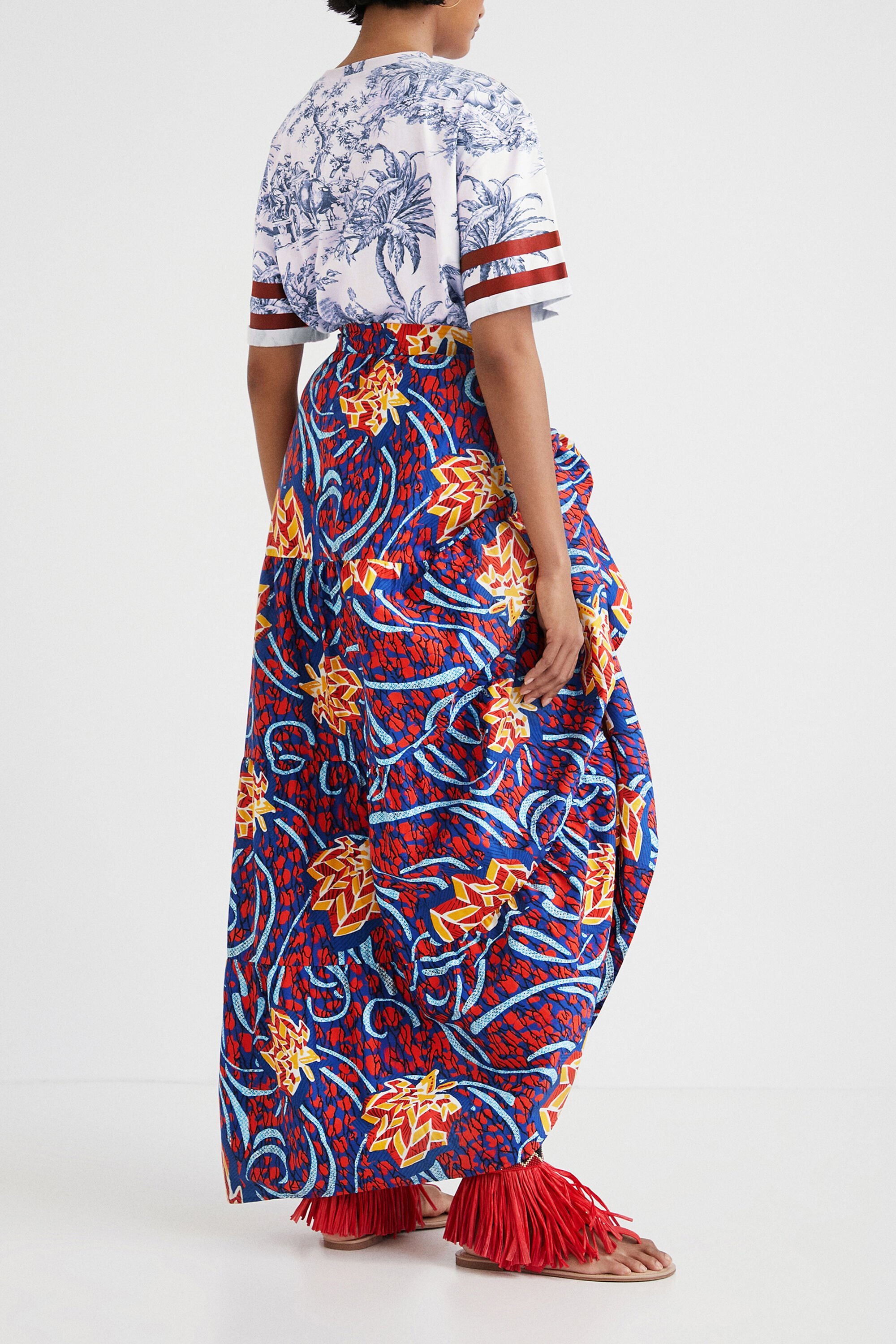 Jupe longue multi-style Stella Jean
