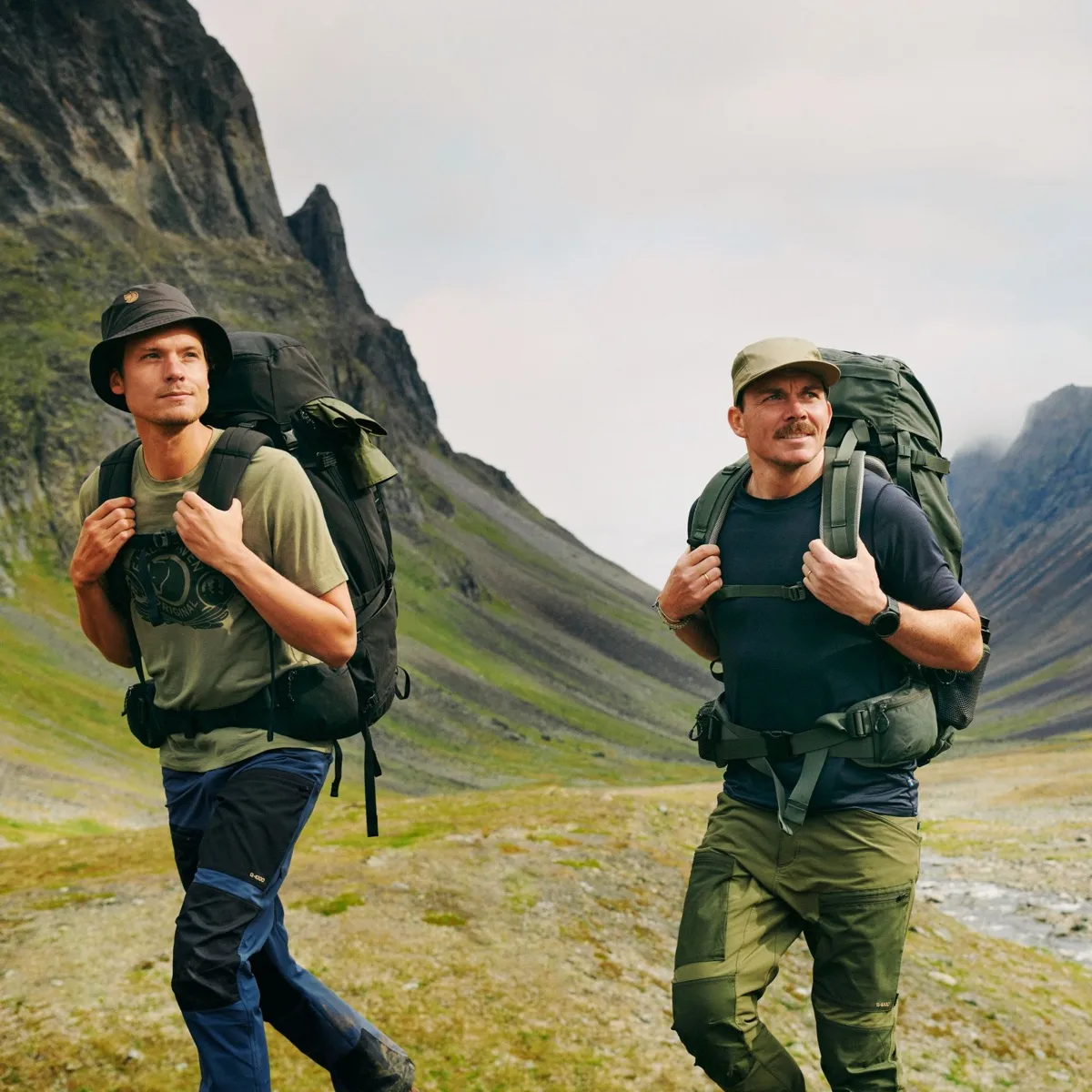 Fjällräven Men's Keb Agile Trousers Indigo Blue/Dark Navy