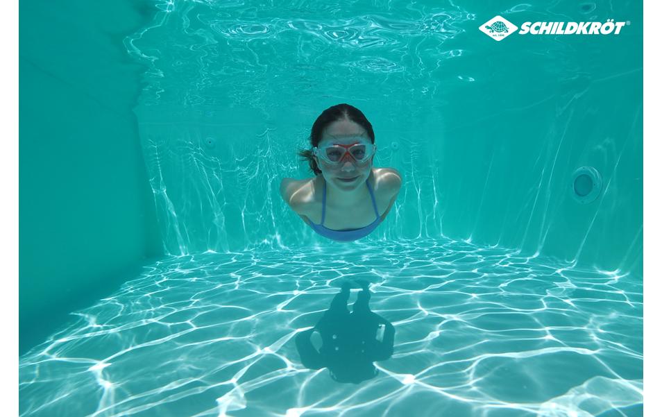 Junior Schwimmbrille Bali RotTauchbrille aus hochwertigem Silikon