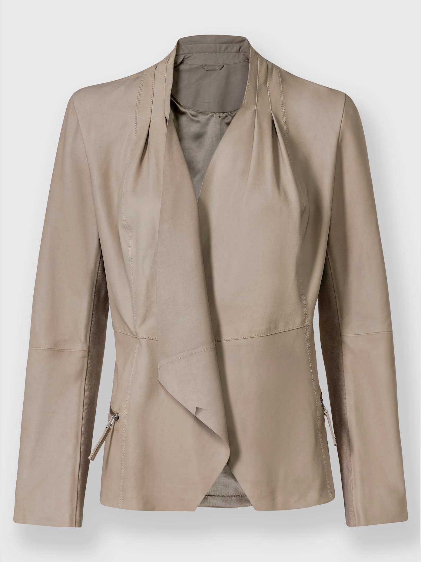 Veste en cuir modèle décontracté et élégant