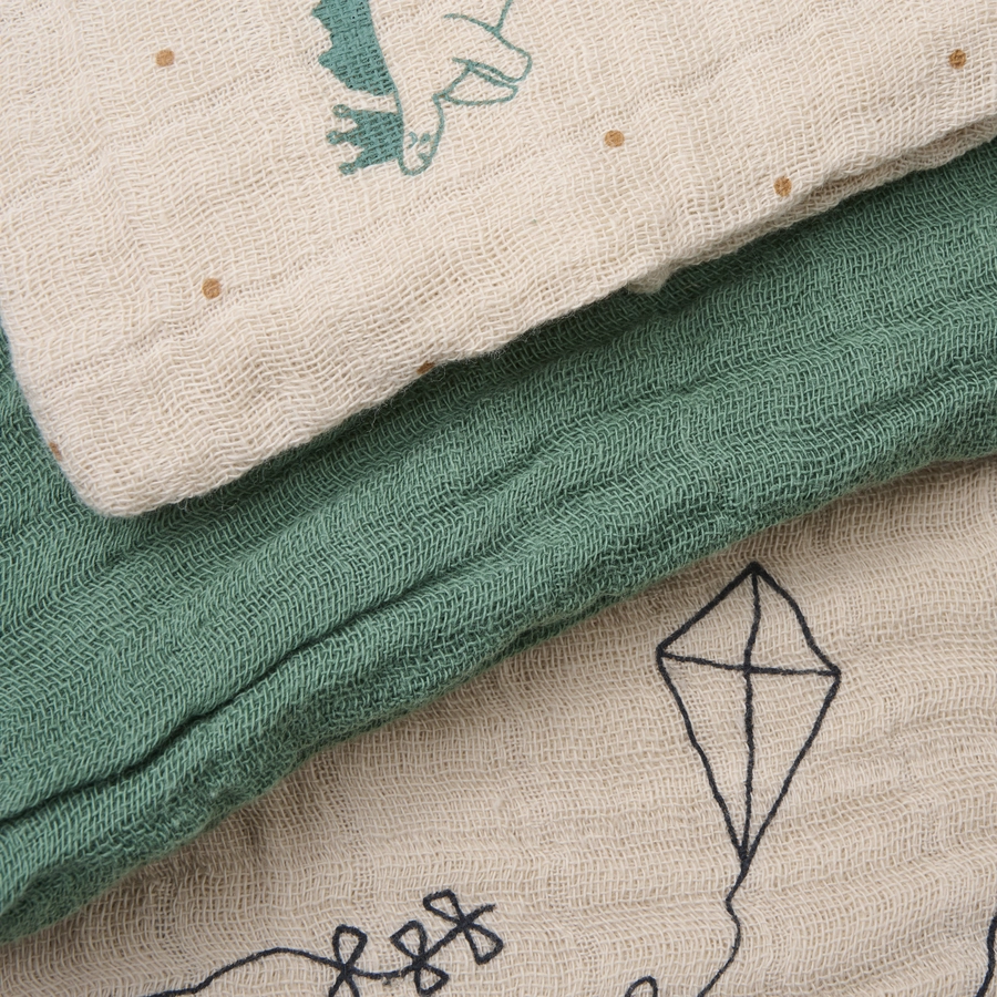 pippi Muslin Tücher 6er Pack Deep Lich