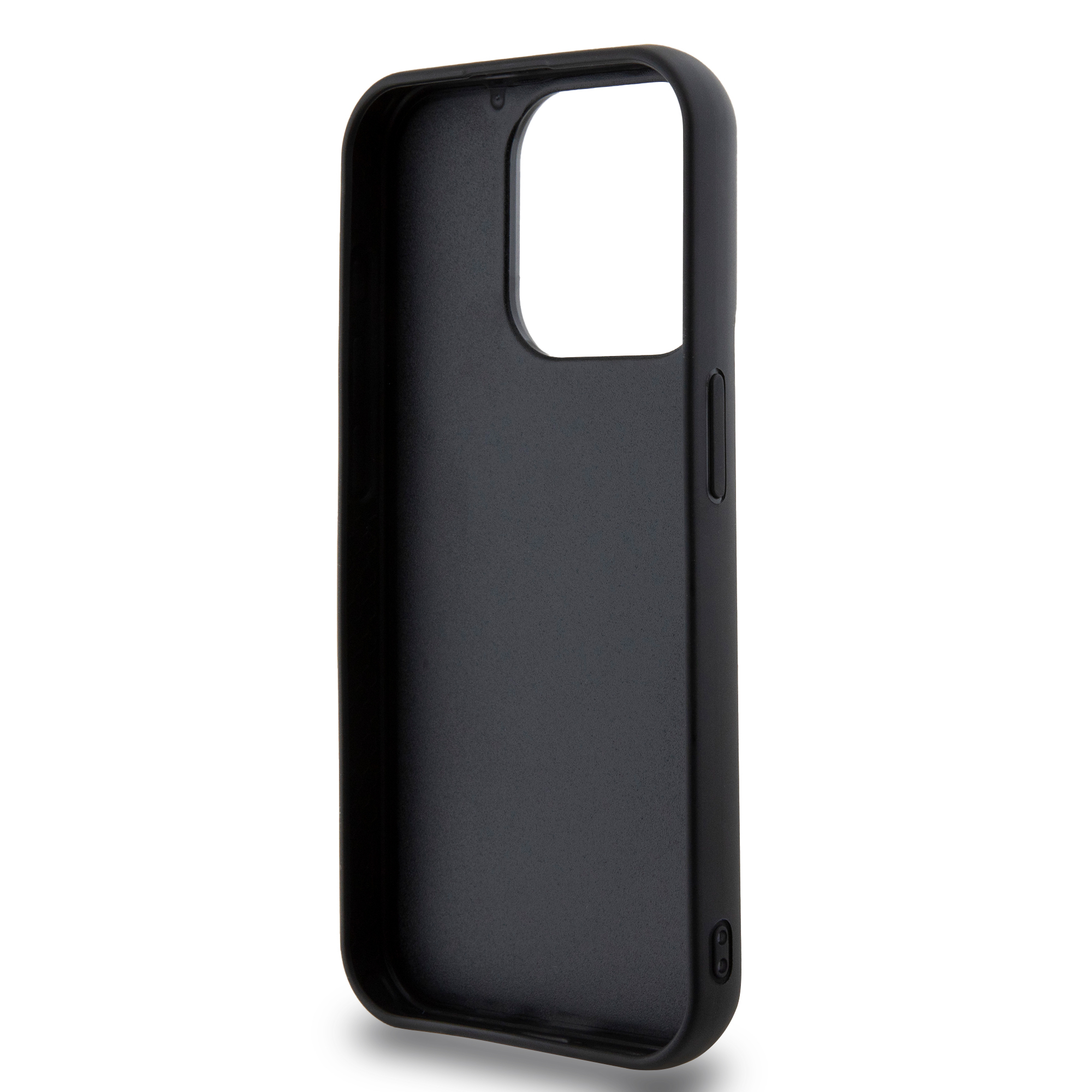 iPhone 15 Pro Hybrid Hardcase Hülle 3D Rubber Repeat Pattern (DKHCP15L3DRPWK) - Schwarz