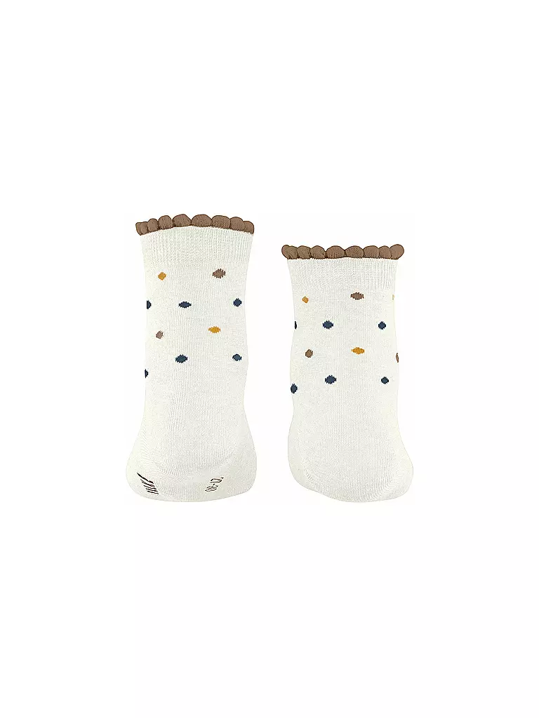 FALKE Kinder Socken MULTIDOT off-white weiss
