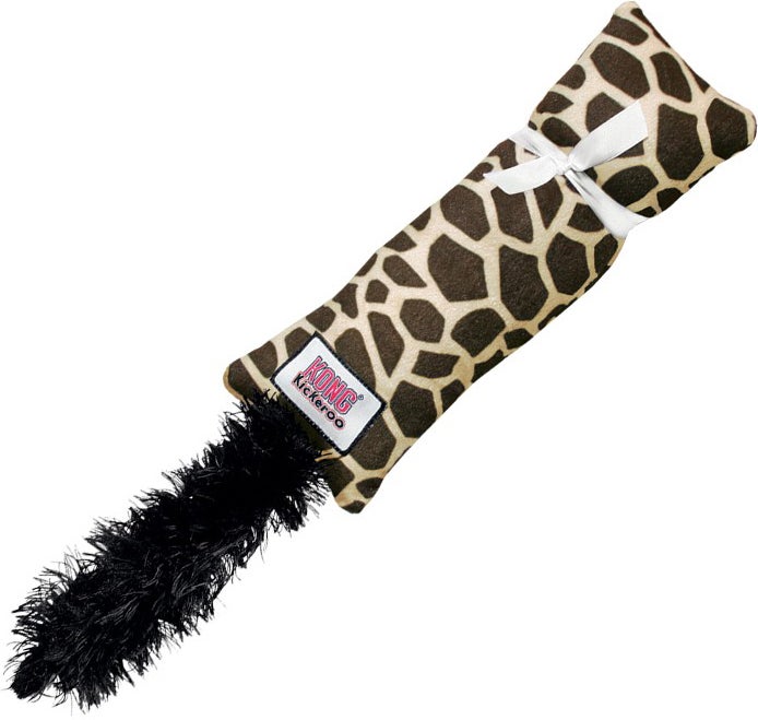Kong kattenspeelgoed Kickeroo bruin 9,5 x 6,4 x 54,6 cm