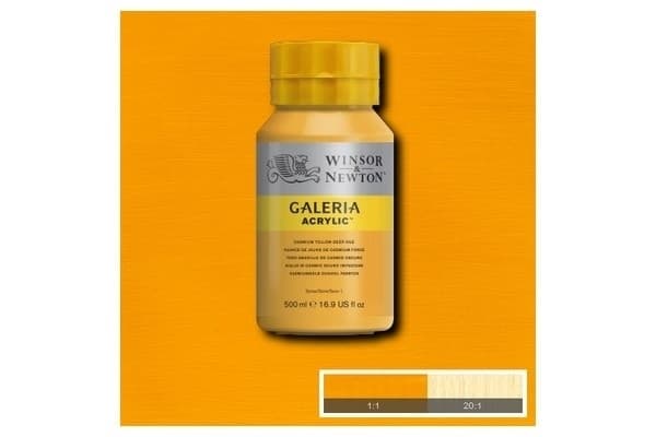 WINSOR Galeria Acrylic 500Ml Cad Yell Deep Hue 115