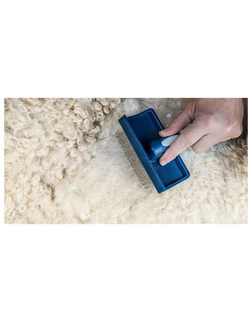 Mikki Doodle Slicker - Hondenvachtborstel - Blauw Grijs