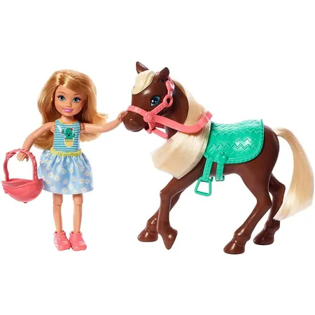 Barbie Chelsea Puppe & Pony, blond