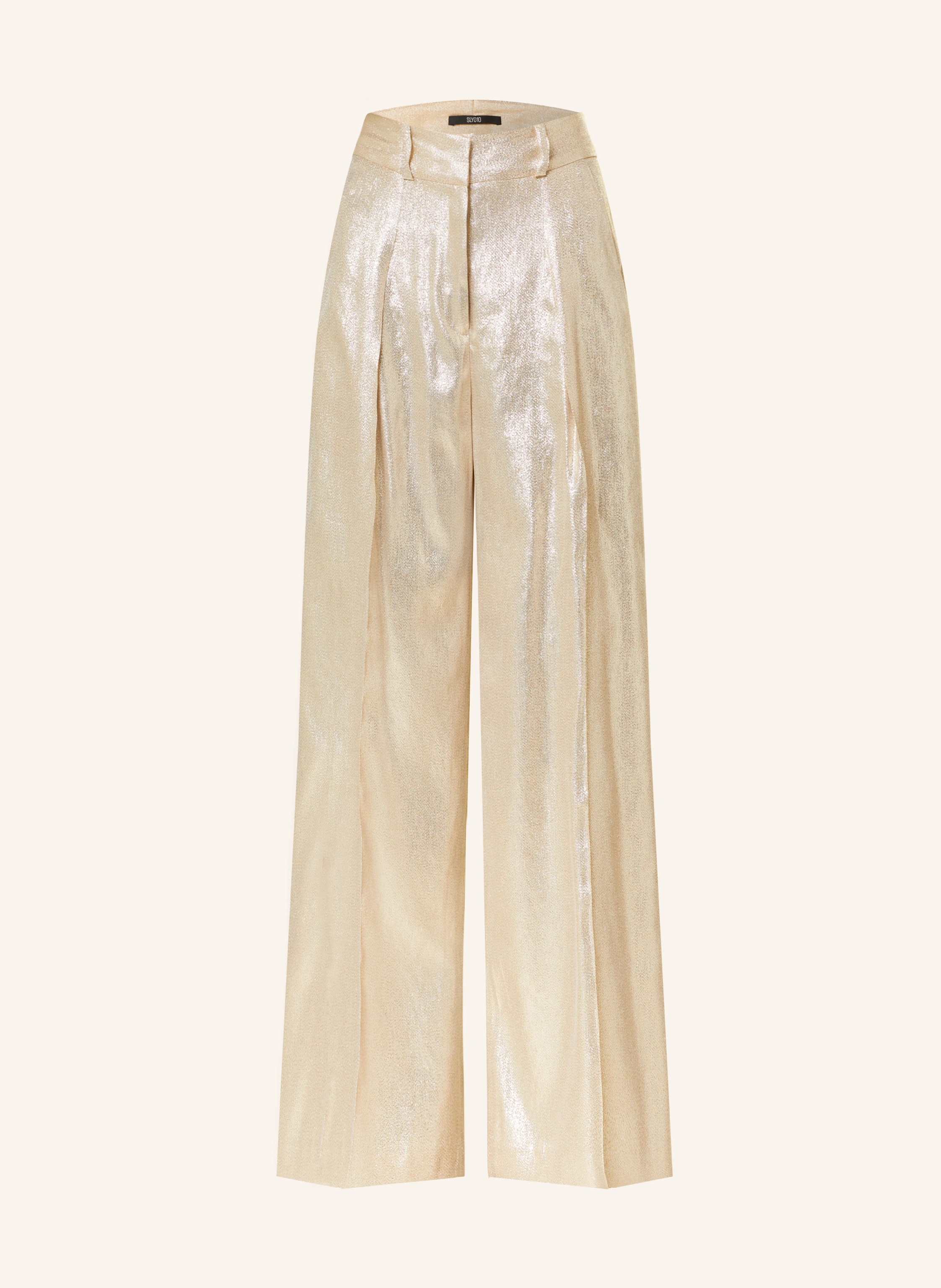 SLY 010 Marlenehose FLORA mit Glitzergarn