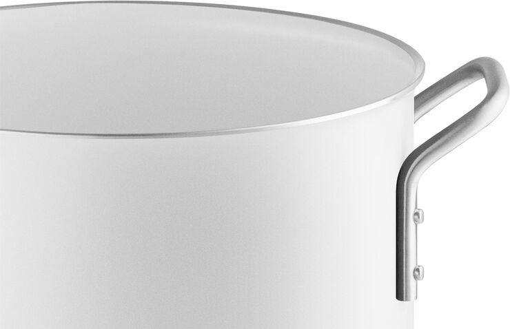 Eva Trio White Line grydesæt 3 stk. 1,8 l 2,5 l 3,8 l keramisk Slip-L White