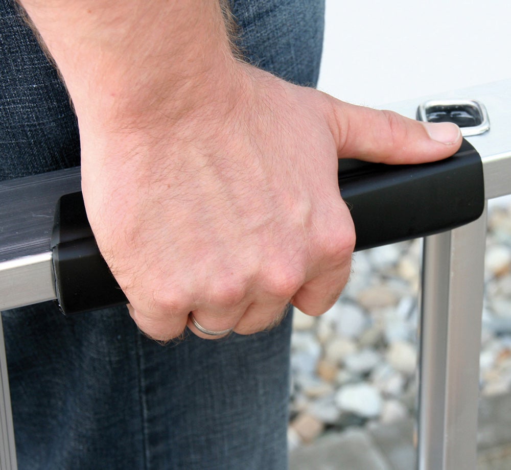 MUNK Trapladder met Ergo-Pad zonder dwarsbalk, 8 treden