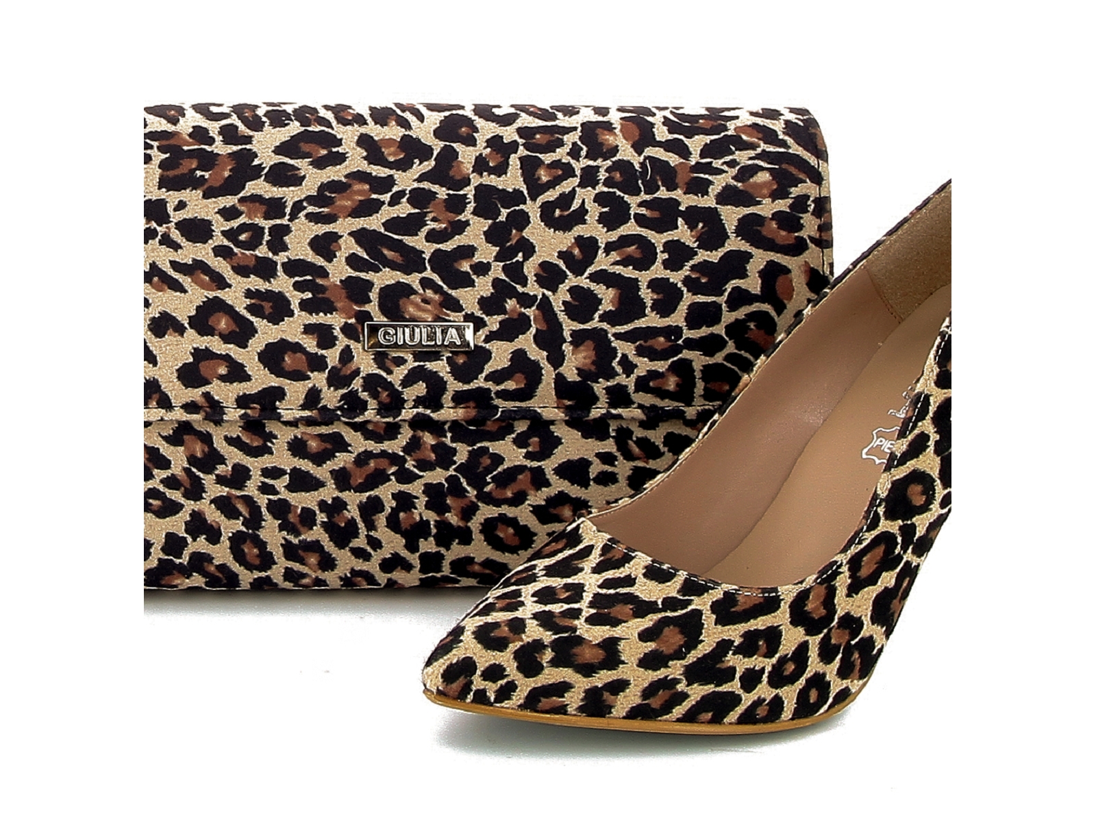 Giulia-HANDBAG G. velours Leopard