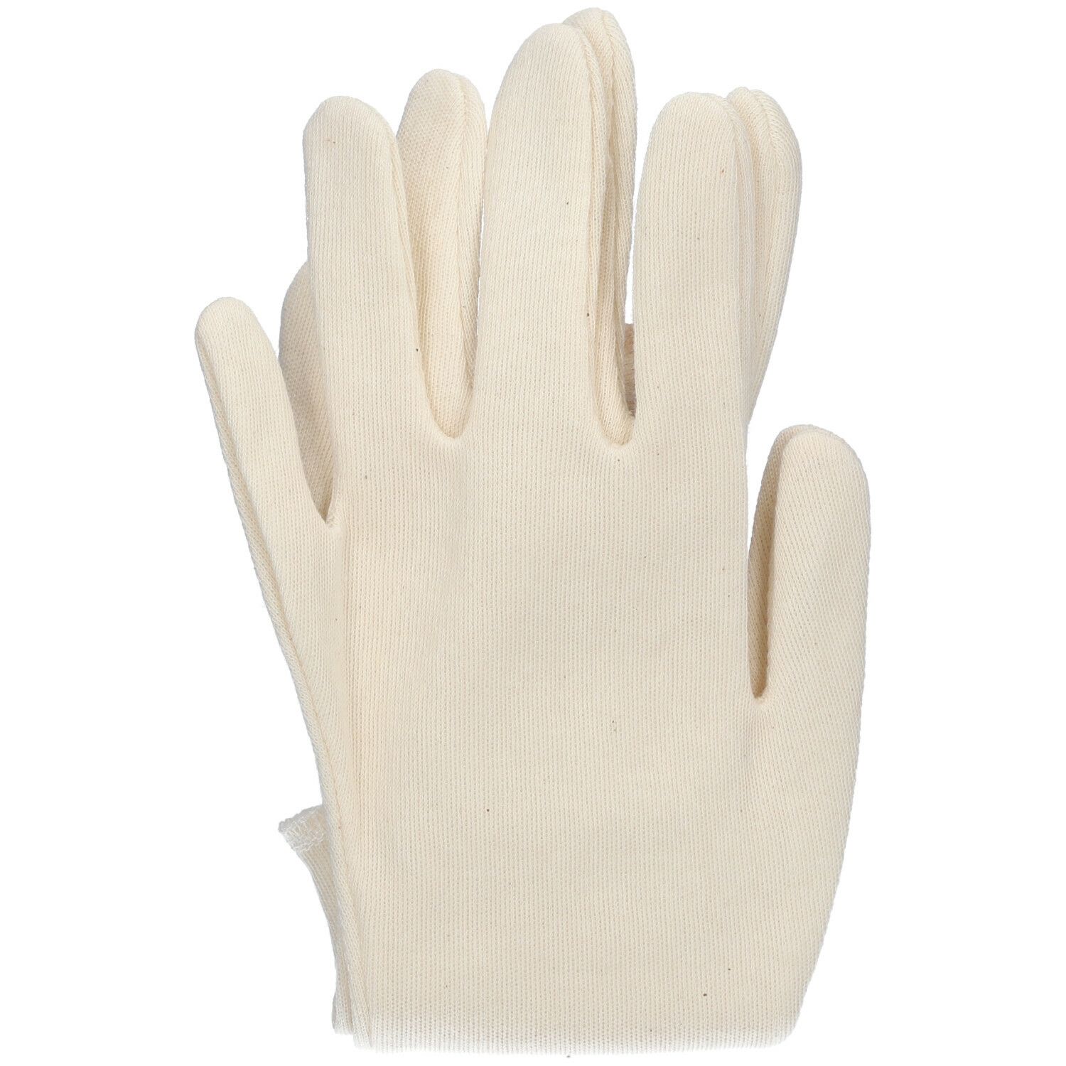 FRANK® Zwirnhandschuhe aus Baumwoll-Trikot rohweiß Gr. M