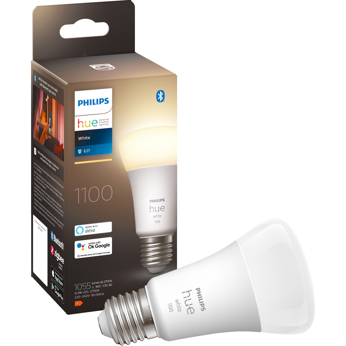 Philips Hue W lyspære 9,5W A60 E27