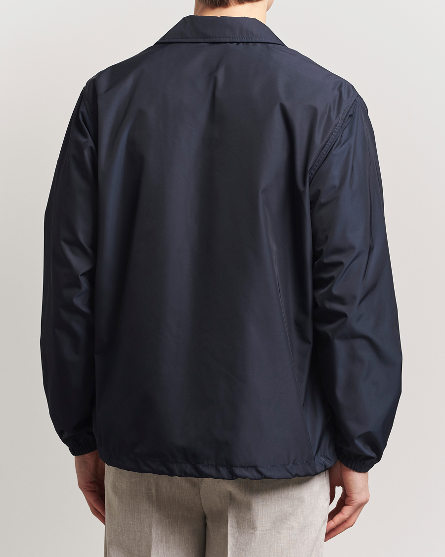Save The Duck Prince Wind/Water Resistant Coach Jacket Blue Black