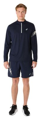 Haut 1/2 zip Asics Icon Bleu Homme