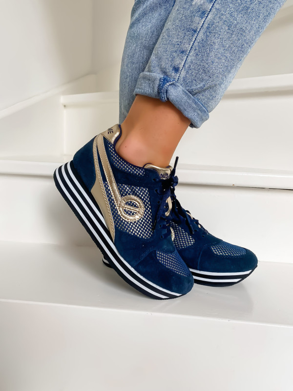 No Name - PARKO JOGGER Navy/Gold