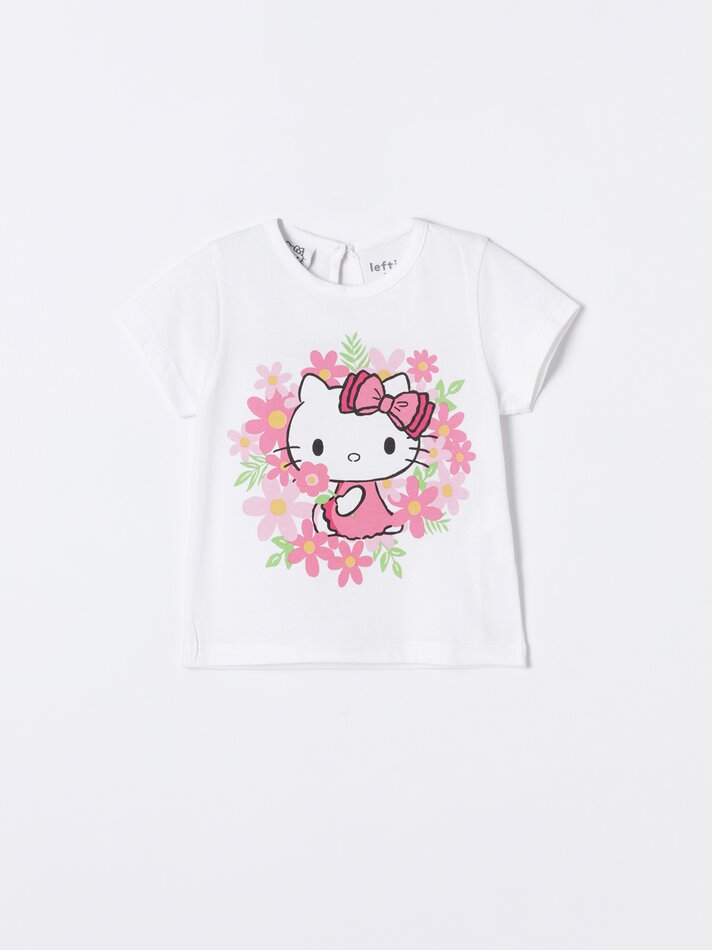 Conjunto de camiseta e shorts Hello Kitty ©Sanrio - Branco