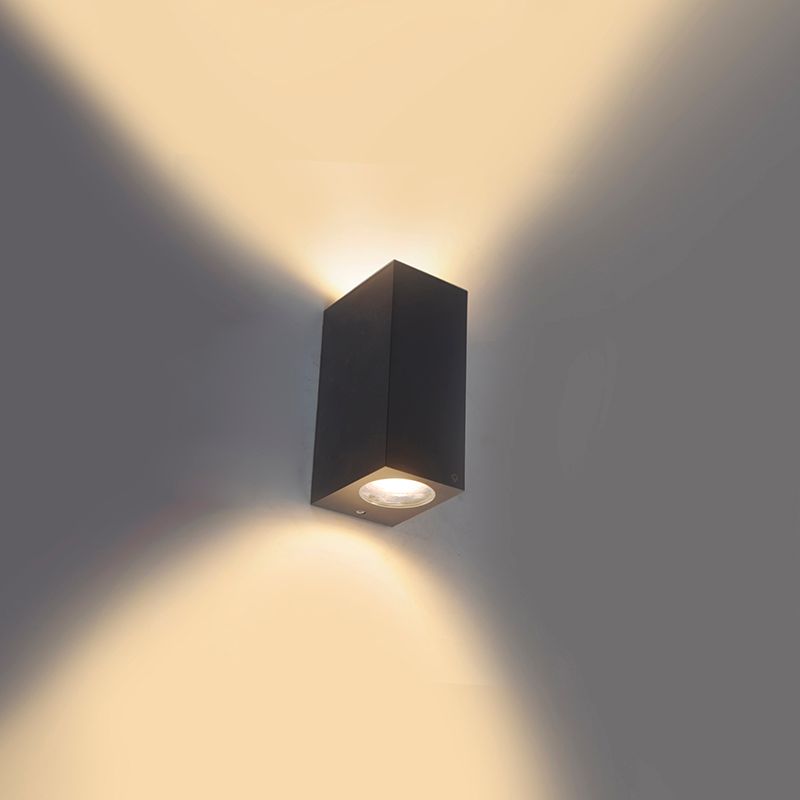 Smart wandlamp grijs van kunststof Incl. 2 Wifi GU10 - Baleno