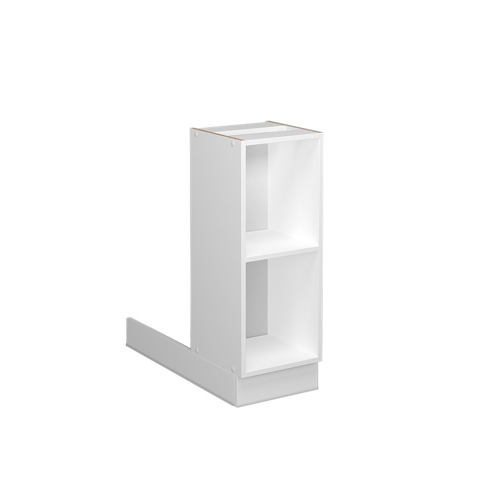 Vicco Regalinselunterschrank Küchenschrank Küchenmöbel Fame-Line Weiß 30 cm modern Küche Einbauküche Kücheninsel Einlegeboden Blende Küchenunterschrank Küchenzeile Regal Aufbewahrung