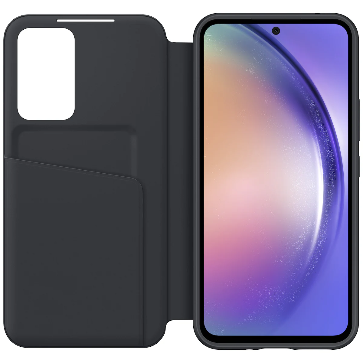 Samsung Galaxy A54 Smart View lommebokdeksel (sort)