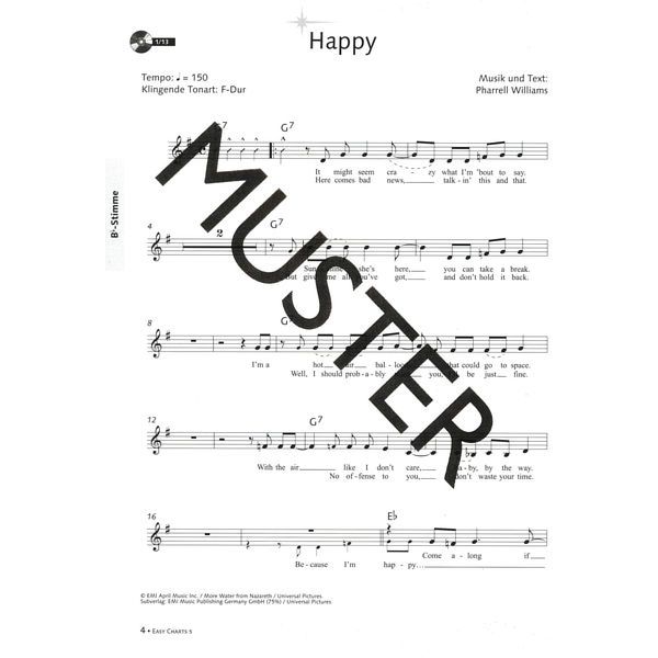 Music Factory Easy Charts Play-Along 5